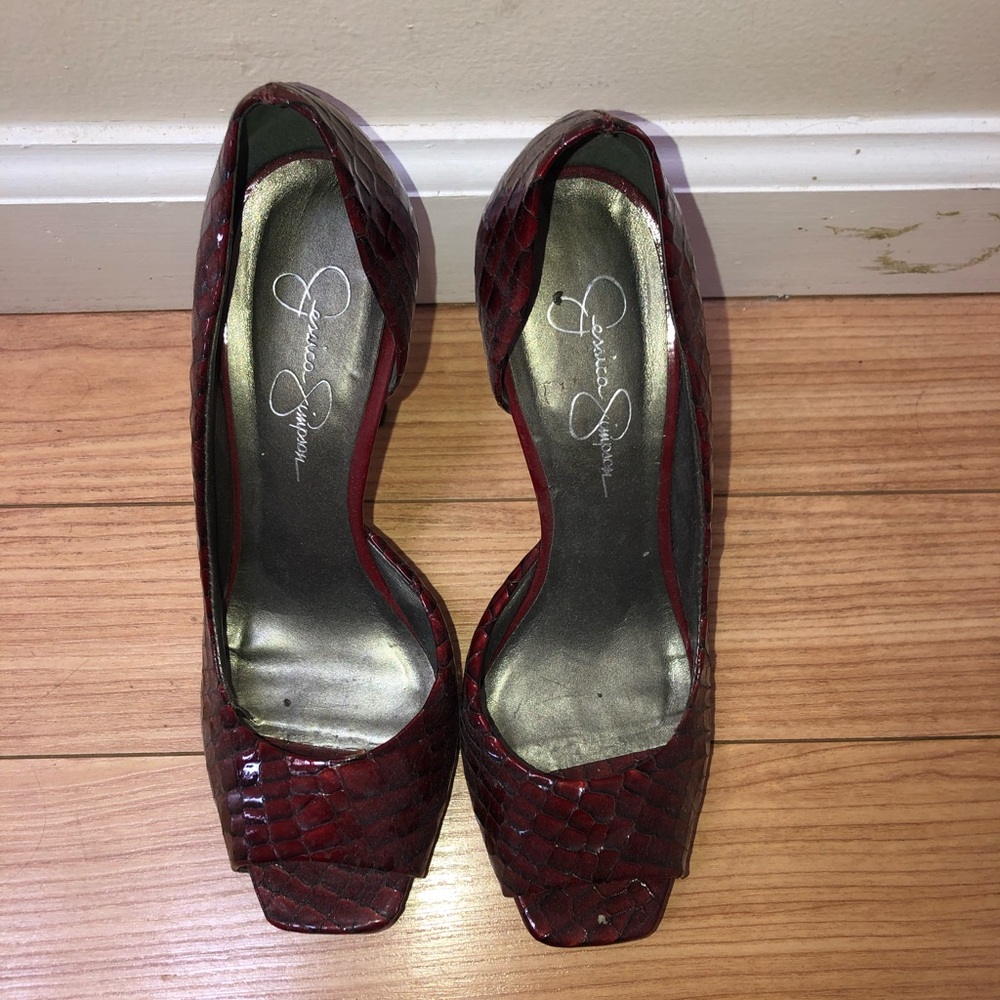 Jessica Simpson red pumps!